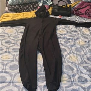 Black cat onesie